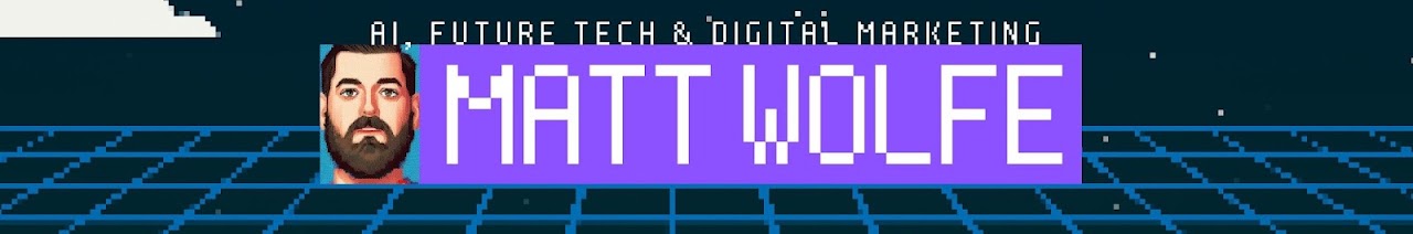 Matt Wolfe YouTube channel banner